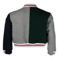 Thom Browne colour-block bomber jacket - Green