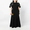 Jenny Packham Anemone sequin maxi dress - Black