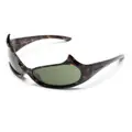 Balenciaga Eyewear Gotham Cat sunglasses - Brown