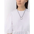Christofle Idole de Christofle sterling silver pendant cord necklace