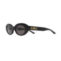 Balenciaga Eyewear Rive Gauche round-frame sunglasses - Black