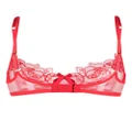 Agent Provocateur Lindie floral-embroidered underwire bra