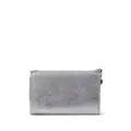Stella McCartney small Falabella metallic-finish wallet - Silver