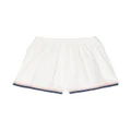 ZIMMERMANN Alight striped-edge shorts - White
