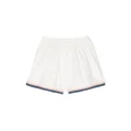 ZIMMERMANN Alight striped-edge shorts - White