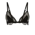 Dolce & Gabbana lace-detailing semi-sheer bra - Black