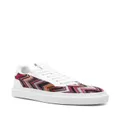 Missoni zigzag-pattern lurex-detail sneakers - White
