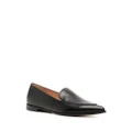 Gianvito Rossi Perry pointed-toe leather loafers - Black
