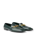 Jimmy Choo Diamond Tilda leather loafers - Green