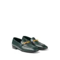 Jimmy Choo Diamond Tilda leather loafers - Green