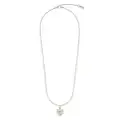 Dolce & Gabbana logo-plaque anchor-charm necklace - Silver