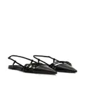 Dolce & Gabbana patent-finish leather ballerina shoes - Black