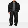 Versace Barocco Silhouette puffer jacket - Black