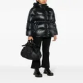 Duvetica Alloro belted padded jacket - Black