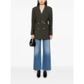 Veronica Beard Hutchinson double-breasted trench coat - Green