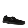 Gianvito Rossi suede slip-on loafers - Black