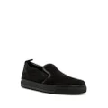 Gianvito Rossi suede slip-on loafers - Black