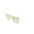 T Henri Eyewear square-frame gradient-lenses sunglasses - Metallic