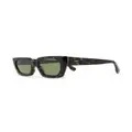 Retrosuperfuture tortoiseshell-effect rectangular-frame sunglasses - Brown