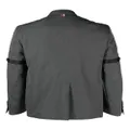 Thom Browne single-breasted button-fastening blazer - Grey