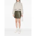 izzue cropped puffer jacket - Grey