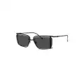 Diesel 0DL1002 rectangle-frame sunglasses - Black