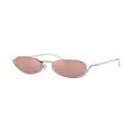 Diesel 0DL1004 oval-frame sunglasses - Pink