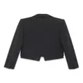 Saint Laurent double-breasted cropped blazer - Black