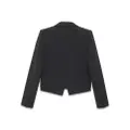 Saint Laurent double-breasted cropped blazer - Black