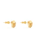 Ferragamo Gancini rhinestone-embellished earrings - Gold