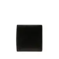 Bally logo-stamp leather passport case - Black