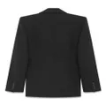 Saint Laurent Grain de Poudre wool single-breasted blazer - Black