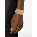 Kenneth Jay Lane ribbed open-cuff bracelet - Gold
