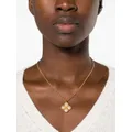 Kenneth Jay Lane pearl-pendant cable-link necklace - Gold