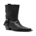 Buttero 55mm leather boots - Black