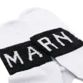 Marni lurex ribbed-knit socks - Grey