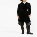 Emporio Armani single-breasted tailored coat - Black