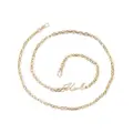 Karl Lagerfeld Signature chain-link shoulder strap - Gold