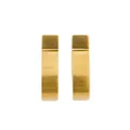 Ferragamo Gancini logo-engraved earrings - Gold