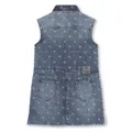 Givenchy Kids 4G-pattern denim dress - Blue