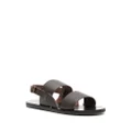 Ancient Greek Sandals Irodotos flat leather sandals - Brown