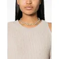 ISABEL MARANT ball-chain knotted necklace - Neutrals