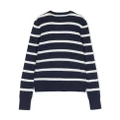 Ralph Lauren Kids Polo Pony-embroidered striped cotton cardigan - Blue