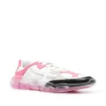 Moschino transparent-sole mesh sneakers - White