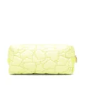 Love Moschino logo-plaque quilted bag - Yellow