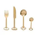 Seletti Keytlery cutlery set - Gold