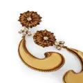 ETRO crystal-embellished paisley earrings - Gold