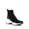 Michael Kors Zumma sock-style sneakers - Black