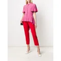 Alexander McQueen silk peplum blouse - Pink