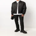 Alexander McQueen boxy bomber jacket - Black